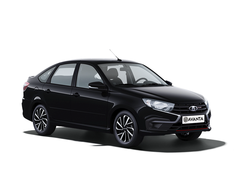 Lada Granta Sport Лифтбек Черный Пантера