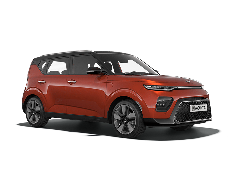 Kia Soul Mars Orange / Cherry Black
