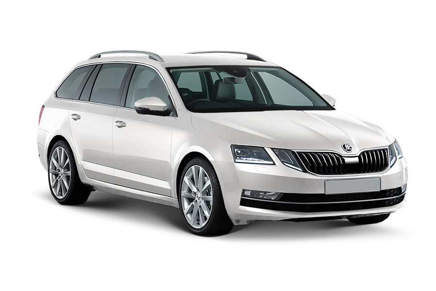 Skoda Octavia Combi deluxe white