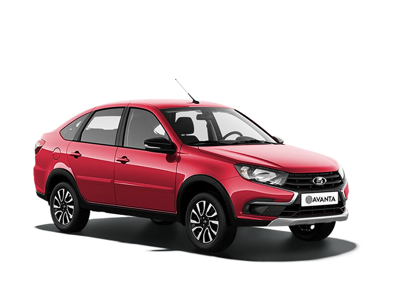 Lada Granta Active Cross Бордовый Фламенко