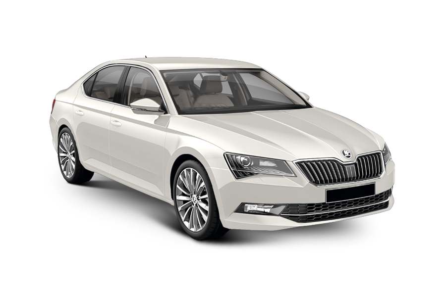 Skoda Superb Laser white
