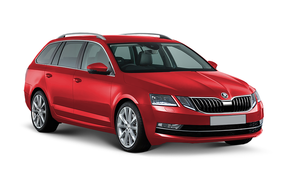 Skoda Octavia Combi orange