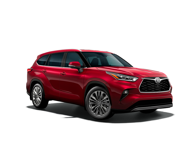 Toyota Highlander Красный