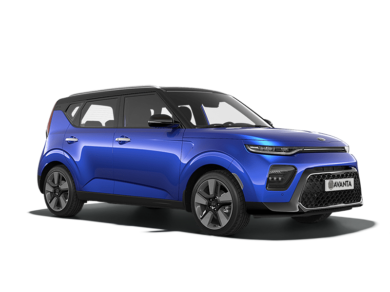 Kia Soul Neptune Blue / Cherry Black