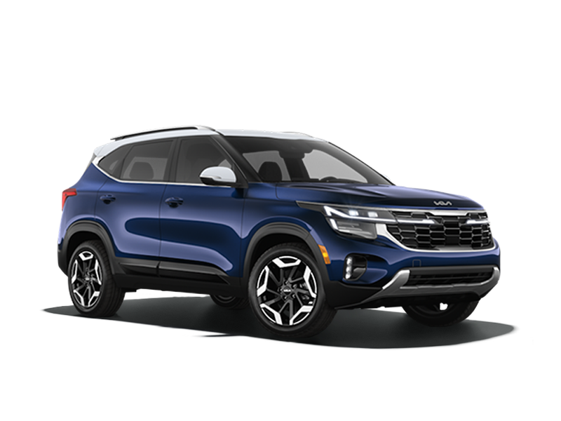 Kia Seltos NEW Синий с белой крышей