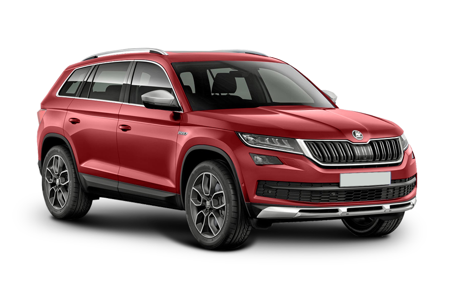 Skoda Kodiaq Scout red