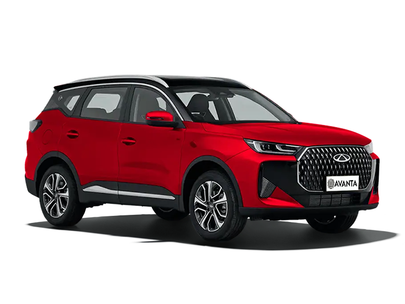Chery Tiggo 7L Красный с черной крышей