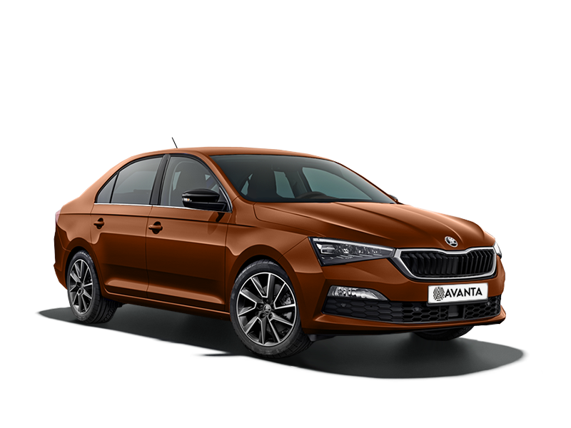 Skoda Rapid Copper Red