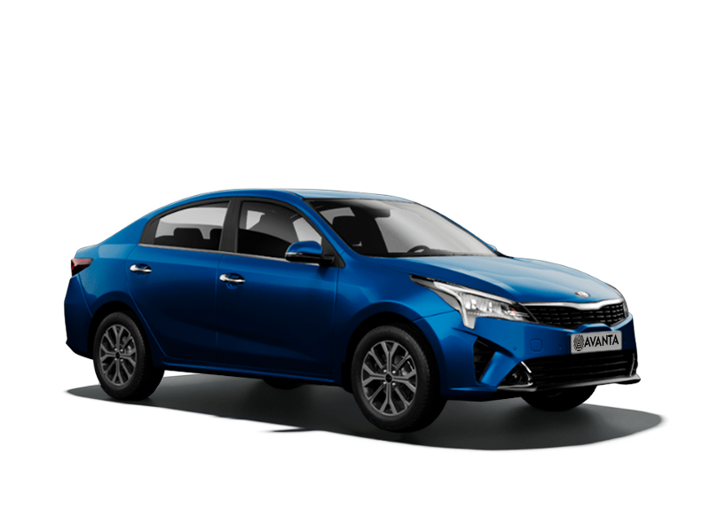 Kia Rio Marina Blue