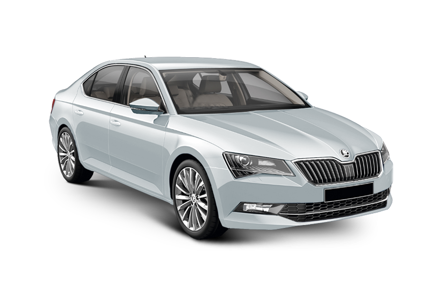 Skoda Superb Moon white