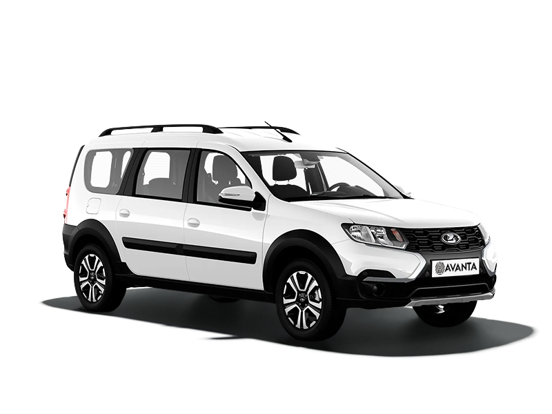 Lada Largus Cross Белый Ледниковый