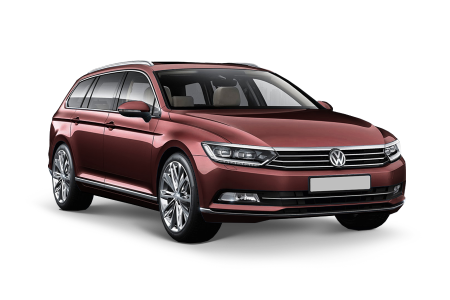 Volkswagen Passat Variant red