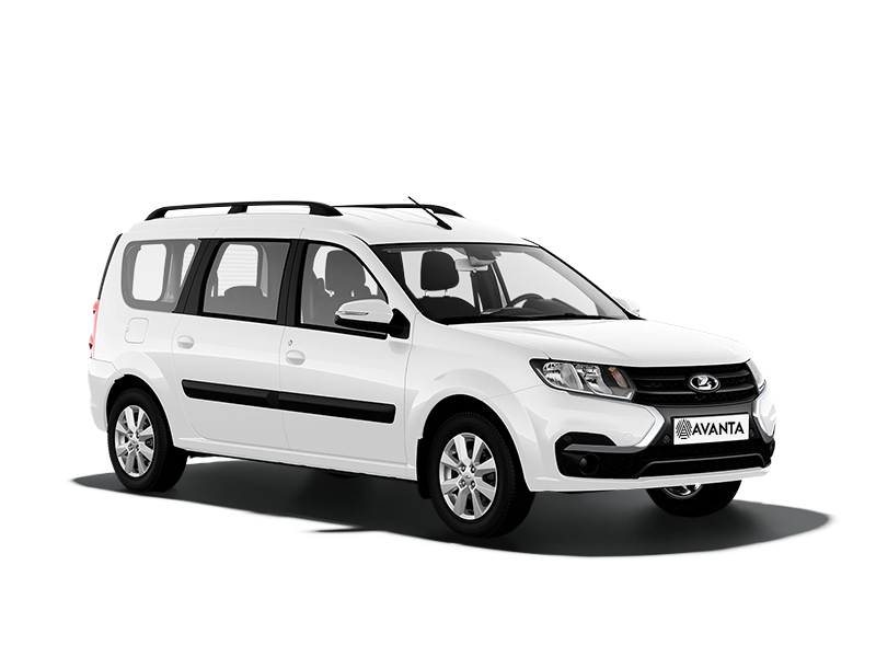 Lada Largus Белый Ледниковый
