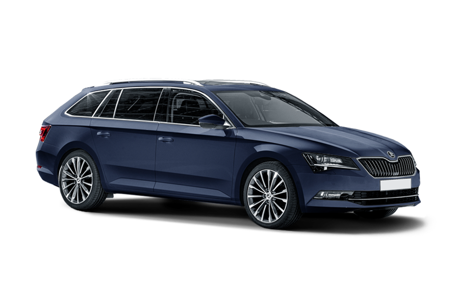 Skoda Superb Combi blue