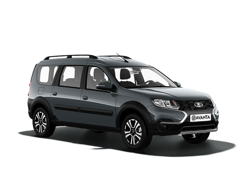 Lada Largus Cross Серый Борнео