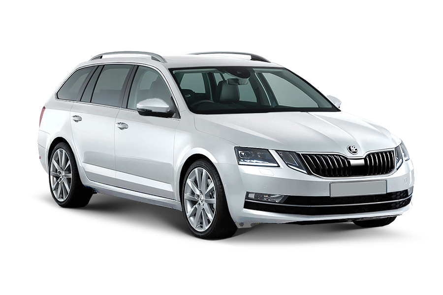 Skoda Octavia Combi white