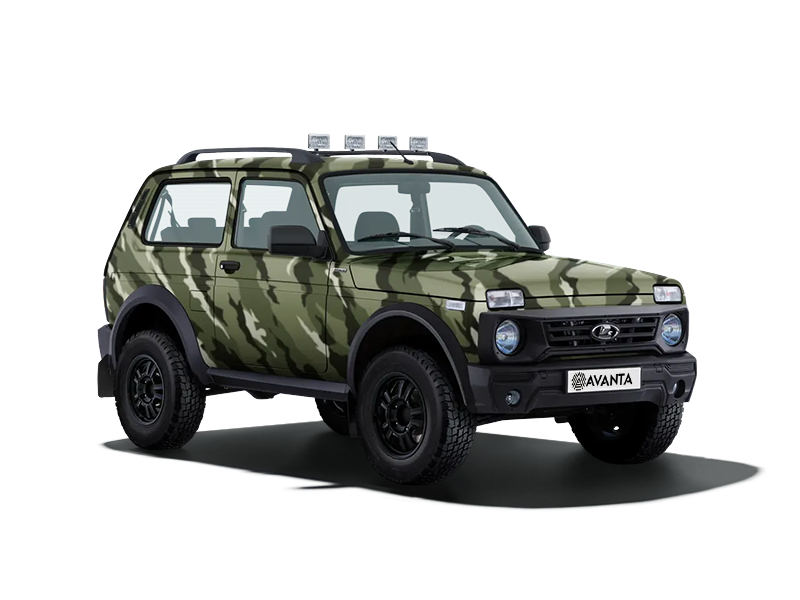 Lada Niva Bronto Зеленый Камуфляж Джунгли