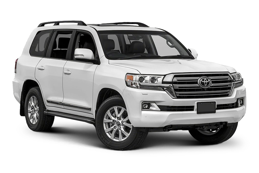Toyota Land Cruiser 200 deluxe white