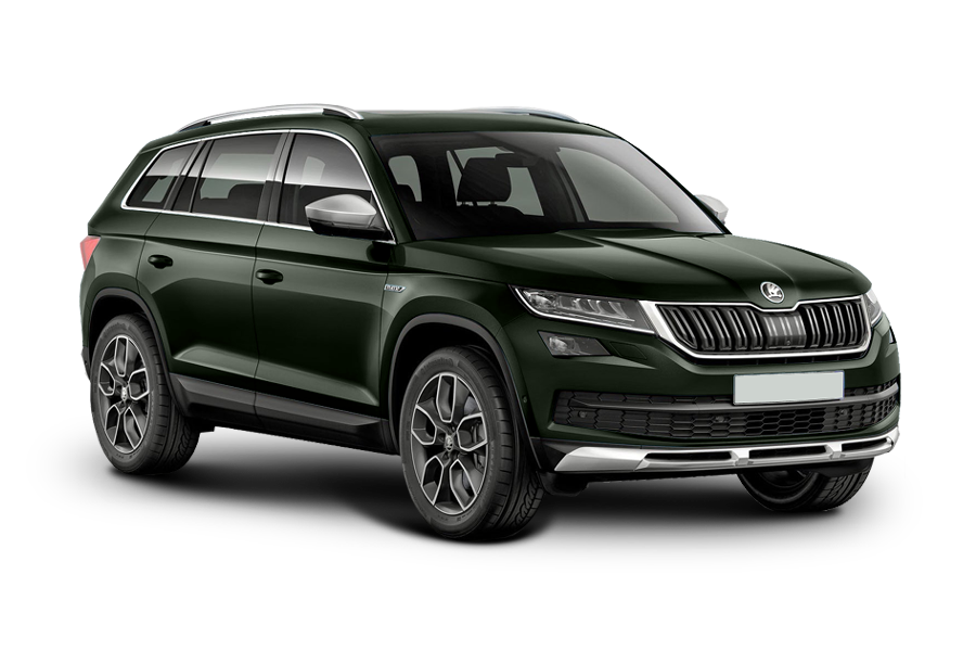 Skoda Kodiaq Scout green