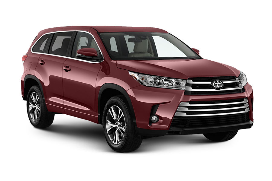 Toyota Highlander 2019 Темно-красный
