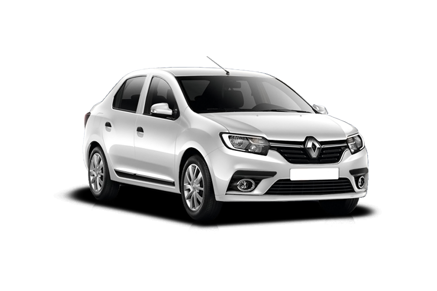 Renault Logan Белый лед