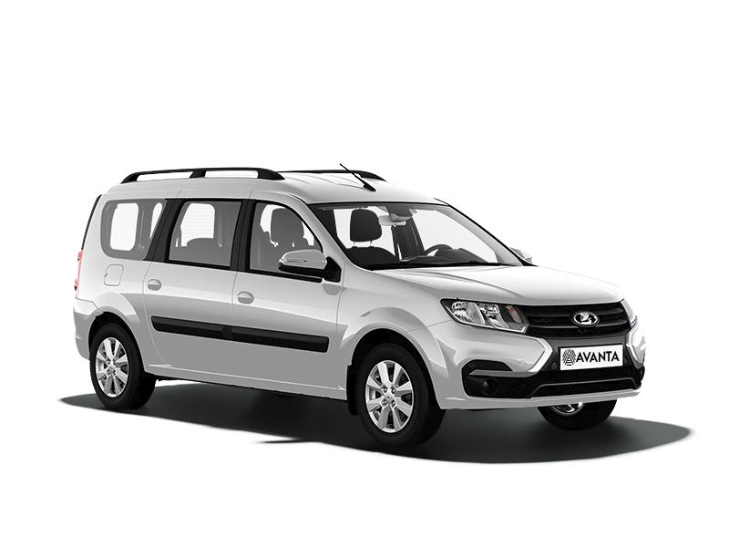 Lada Largus Серебристый Платина