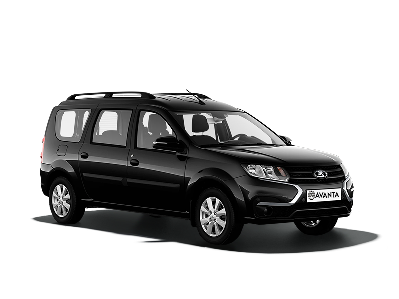 Lada Largus Черный Пантера