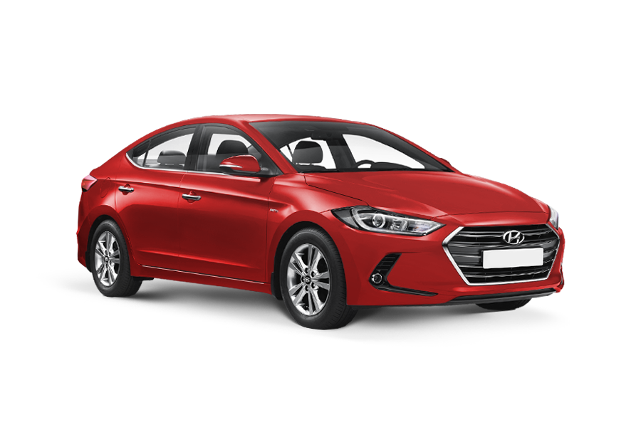 Hyundai Elantra 2018 Fiery red